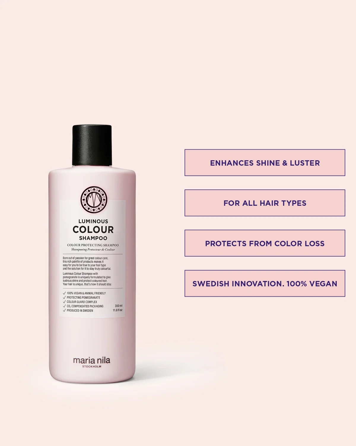 Maria Nila Colour Shampoo ( 350ml ) - Billede 5