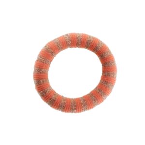 Ea Hårelastik - Coral/Glitter Bronze