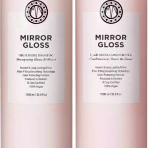 Maria Nila- Mirror Gloss Shampoo og Conditioner 1000 ml Duo